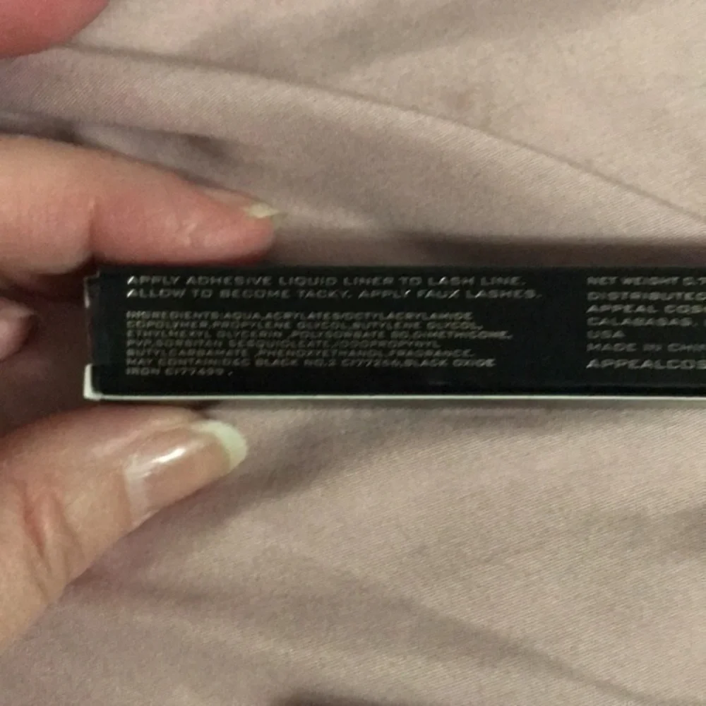 Appeal Cosmetics adhesive liquid liner